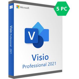 Microsoft Visio 2021 Professional - 5 Gebruikers