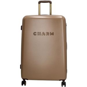 Charm london travel trolley l taupe