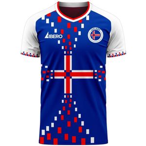 Iceland 2022-2023 Home Concept Football Kit (Libero) - Baby