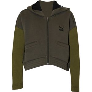 Puma - "Evo" Kapuzenpullover für Kinder (164 cm) (Oliv)