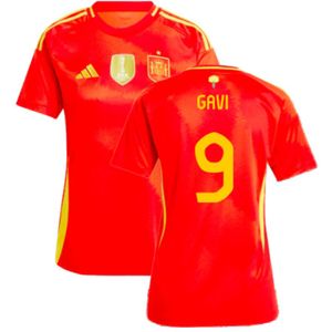 2024-2025 Spain Home Shirt (Ladies) (Gavi 9)