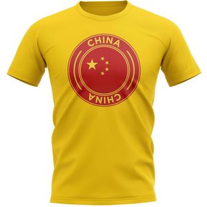 China Football Badge T-Shirt (Yellow)