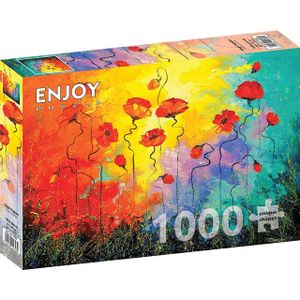 Puzzle 1000 Teile ENJOY - Magische Mohnblumen