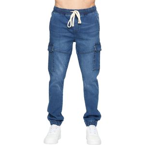 Crosshatch - "Malimore"  Cargo-Jeans für Herren (32L) (Steinwaschen)