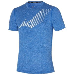 Mizuno Core Graphic RB T-Shirt blau (S)