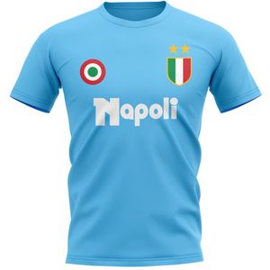 Napoli Vintage Football T-Shirt (Sky)
