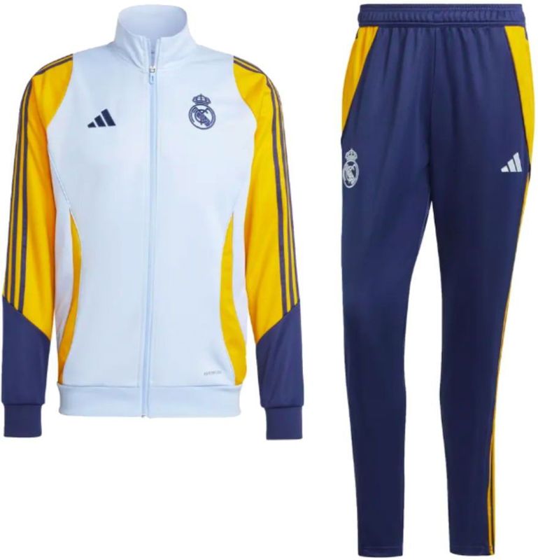 2024-2025 Real Madrid Tracksuit (Glow Blue)