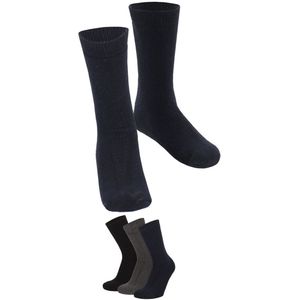 Thermosokken dames en kinderen - Zwart - 3-Pak