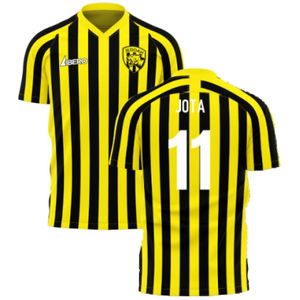 Al-Ittihad 2024-2025 Stripe Home Concept Football Kit (Libero) (Jota 11)