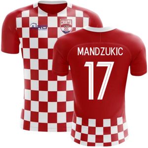 2022-2023 Croatia Flag Concept Football Shirt (Mandzukic 17)