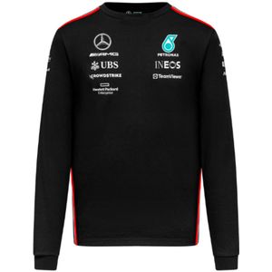 2023 Mercedes-AMG Team Long Sleeve Tee (Black)