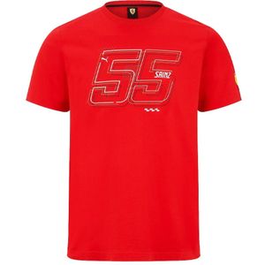 2022 Ferrari Fanwear Drivers Tee Carlos Sainz (Red)
