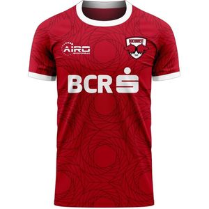 Dinamo Bucharest 2022-2023 Home Concept Football Kit (Airo) - Kids (Long Sleeve)
