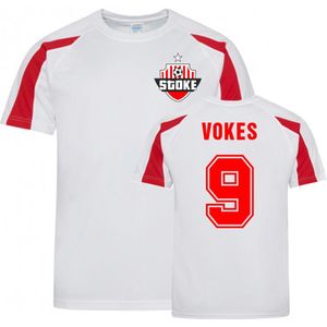 Sam Vokes Stoke Sports Training Jersey (White)