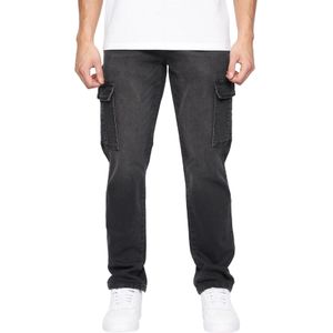 Crosshatch - "Kremtap"  Cargo-Jeans für Herren (30R) (Schwärze)