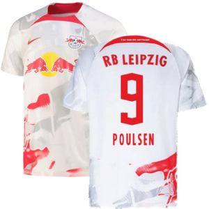 2022-2023 Red Bull Leipzig Home Shirt (White) (POULSEN 9)