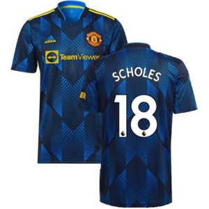 Man Utd 2021-2022 Third Shirt (SCHOLES 18)
