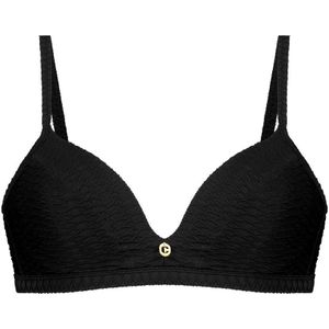 TEN CATE BEACH - bikini top triangle padded wired - Zwart