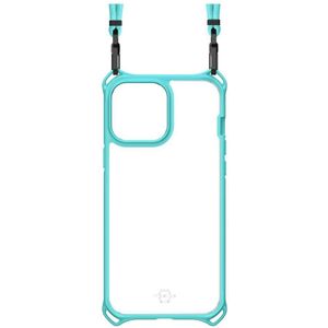 iPhone 13 Pro Max IT Skins Hybrid Sling Hellblaue und transparente Hülle