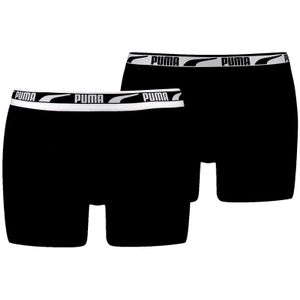 PUMA ACCESSOIRES - Puma Herren Multi-Logo-Boxer 2er Pack - Schwarz-Multicolor