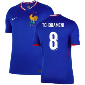 2024-2025 France Home Shirt (Tchouameni 8)