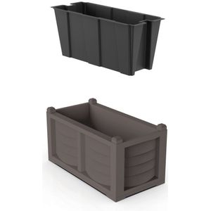 Bama Kit Arredo Plantenbak 80x42.5x42 cm Taupe
