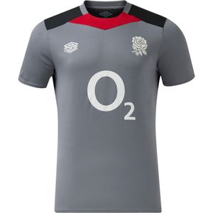 2024-2025 England Rugby Gym Tee O2 (Grey)