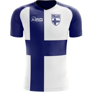 2022-2023 Finland Flag Concept Football Shirt - Womens