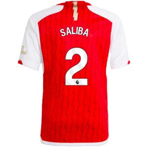 2023-2024 Arsenal Home Shirt (Kids) (Saliba 2)