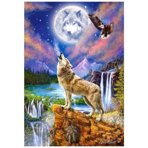 Puzzle Castorland - Wolfsnacht, 1500 Teile