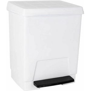 Afvalemmer met Pedaal 23 L Wit