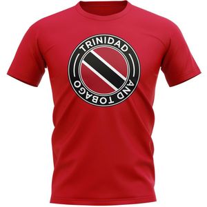 Trinidad and Tobago Football Badge T-Shirt (Red)