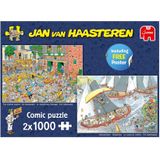 Jan Van Haasteren Jigsaw Puzzle Niederländische Traditionen, 2x1000st.