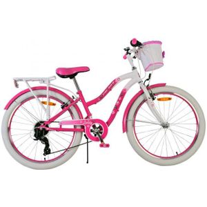 Volare Lovely Kinderfiets Meisjes 24 inch Roze 7 Versnellingen