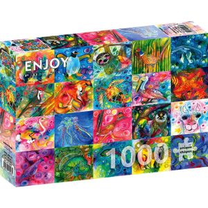 Puzzle 1000 pieces ENJOY - Animal Magic