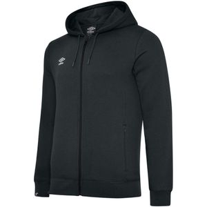 Umbro - "Club Leisure" Kapuzenpullover für Kinder (140) (Schwarz/Weiß)