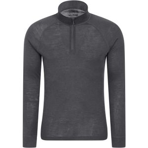 Mountain Warehouse - "Merino II" Base Layer Oberteil für Herren (L) (Marineblau)