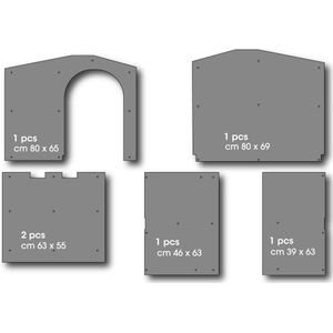 Bama Pet Kit Isolatiepanelen Hondenhok Groot