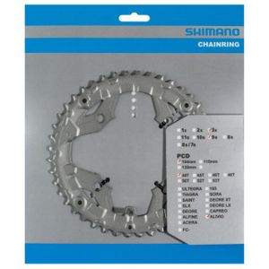 Shimano - Kette Top 44T Alivio FC -T4060 9 Geschwindigkeit - Silber