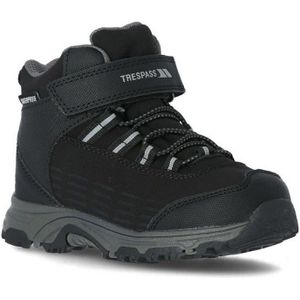 Trespass Kinder Wanderstiefel Harrelson mittelhoch (35 EU) (Schwarz)