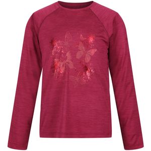 Regatta - "Burnlee" T-Shirt für Kinder  Langärmlig (146-152) (Rot)