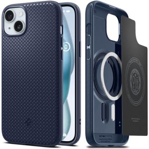 Spigen Hülle Mag Armor MagSafe iPhone 15 Plus Blau