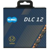 KMC Fahrradkette DLC 12 126 Glieder - OrangeSchwarz (272g)