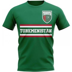 Turkmenistan Core Football Country T-Shirt (Green)