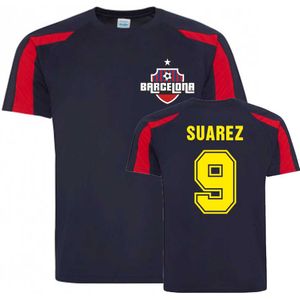 Luis Suarez Barcelona Sports Training Jersey (Navy)