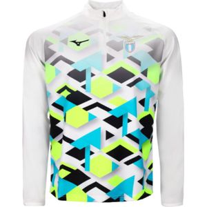 2024-2025 Lazio Pre-Match Half Zip Top (White)