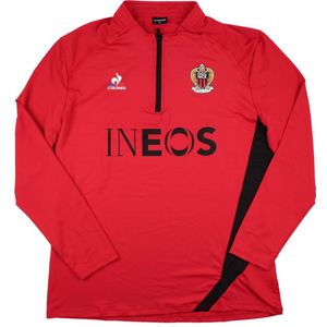 2023-2024 OGC Nice 1/4 Zip Training Top (Red)