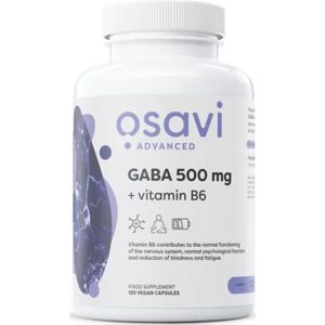 GABA 500 mg + Vitamine B6 | 120 vegan capsules | Osavi