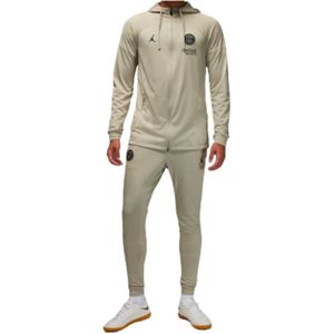 2023-2024 PSG Hooded Strike Tracksuit (Stone)