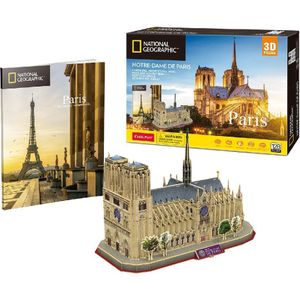 Kubikfun 3D -Puzzle National Geographic Notre Dam Paris
